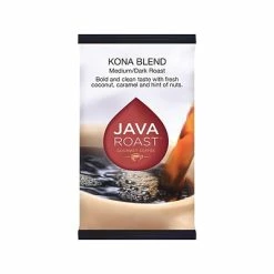 Cheapest 😉 Java Roast Gourmet Kona Blend Ground Coffee With Bonus Filters, Medium Dark Roast, 24/Carton (BHS68366) 😉
