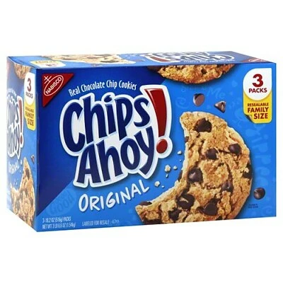 Hot Sale ✨ Nabisco Chips Ahoy!® Original Chocolate Chip Cookies, 54.6 Oz. 3/Pack (220-00425) 🎉 3 Hot Sale ✨ Nabisco Chips Ahoy!® Original Chocolate Chip Cookies, 54.6 Oz. 3/Pack (220-00425) 🎉