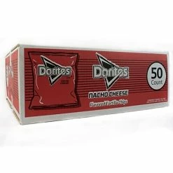 Promo 🤩 Chips Doritos Nacho Cheese 50 Count (220-00475) 😀