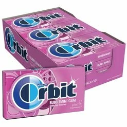 Budget ๐ฅฐ Gum & Mints Orbit Sugar Free Gum, Bubblemint, 12/Box (WMW21489) ๐