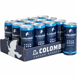 Budget ๐ Iced Coffee & Cold Brew La Colombe Coffee Brazilian Iced Cold Brew Coffee, Dark Roast, 9 Oz., 12/Carton (PPPURC1205) ๐