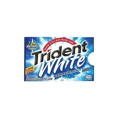 Coupon ๐ Gum & Mints Trident White Sugar Free Peppermint Gum, 12 Pieces/Pack, 9/Box (AMC67608) ๐ 4 Coupon ๐ Gum & Mints Trident White Sugar Free Peppermint Gum, 12 Pieces/Pack, 9/Box (AMC67608) ๐ - Image 2