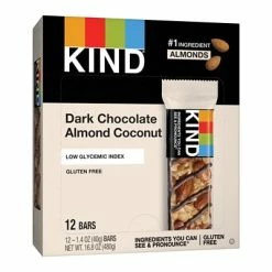 New โญ Snack Bars KIND Bar, Dark Chocolate Almond & Coconut, 1.4 Oz., 12/Box (PHW19987) ๐ 8 New โญ Snack Bars KIND Bar, Dark Chocolate Almond & Coconut, 1.4 Oz., 12/Box (PHW19987) ๐ -Grocery shop unnamed file 2734