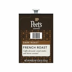 Wholesale 😀 Freshpacks Peet's Coffee French Roast Freshpack Coffee, Dark Roast, 0.35 Oz., 76/Carton (PT12) 🔔