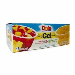 Promo 🥰 Snacks Dole Fruit In Gel Cups 16 Count (220-00473) 😍