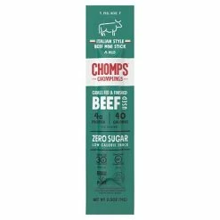Coupon ✨ Meat And Jerky Chomps Beef Italian Style, Snack Sticks, 24/Box (ZHO00481) 🧨