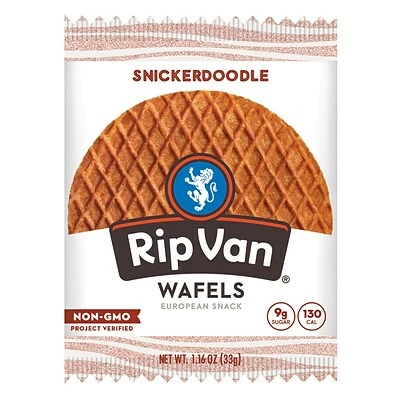 Cheap 😀 Cookies Rip Van Wafels® Non-GMO European Snack, Snickerdoodle, 12/Pack (RVW00377) 🎉 3 Cheap 😀 Cookies Rip Van Wafels® Non-GMO European Snack, Snickerdoodle, 12/Pack (RVW00377) 🎉
