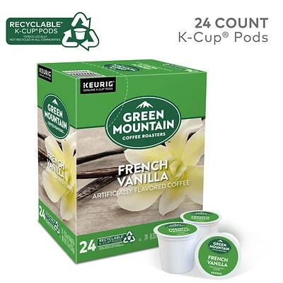 Deals ❤️ K-Cups Green Mountain French Vanilla Coffee, Keurig® K-Cup® Pods, Light Roast, 24/Box (6732) 😀 4 Deals ❤️ K-Cups Green Mountain French Vanilla Coffee, Keurig® K-Cup® Pods, Light Roast, 24/Box (6732) 😀 - Image 2