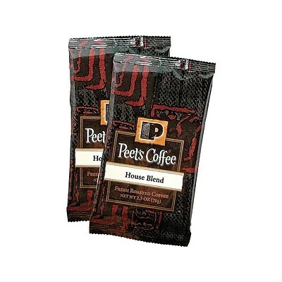 Buy 🤩 Peet's Coffee House Blend Ground Coffee, Medium Roast, 2.5 Oz., 18/Box (PCEHOUP25) 🎁 3 Buy 🤩 Peet's Coffee House Blend Ground Coffee, Medium Roast, 2.5 Oz., 18/Box (PCEHOUP25) 🎁
