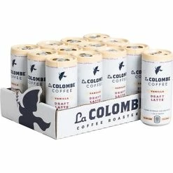 Best Pirce ๐ La Colombe Coffee Iced Coffee & Cold Brew La Colombe Draft Latte Vanilla Cold Brew Coffee, Medium Roast, 9 Fl. Oz., 12/Carton (PPPURC1203) ๐