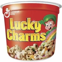 Hot Sale 💯 Breakfast & Cereal Lucky Charms, Cereal In A Cup, 1.3 Oz. Serving Size Cups, 6 Cups/Box 🧨