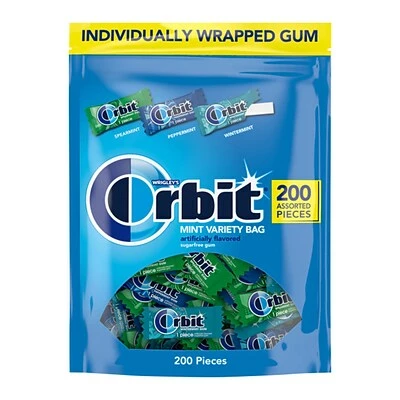 Best Pirce ๐ Gum & Mints Orbit Variety Bag Sugar Free Gum, Assorted Flavors, 13.4 Oz., 200 Pieces/Pack, 200/Pack (MMM27955) ๐คฉ 4 Best Pirce ๐ Gum & Mints Orbit Variety Bag Sugar Free Gum, Assorted Flavors, 13.4 Oz., 200 Pieces/Pack, 200/Pack (MMM27955) ๐คฉ - Image 2
