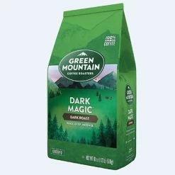 Brand new 🎁 Green Mountain Dark Magic Ground Coffee, Dark Roast, 18 Oz. (611247371343) ❤️