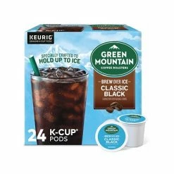 New 🛒 K-Cups Green Mountain Coffee Roasters Brew Over Ice Classic Black Iced Coffee, Keurig K-Cup Pod, Dark Roast, 24/Pack (359622) 🎁 -Grocery shop unnamed file 2863