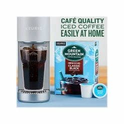 New 🛒 K-Cups Green Mountain Coffee Roasters Brew Over Ice Classic Black Iced Coffee, Keurig K-Cup Pod, Dark Roast, 24/Pack (359622) 🎁 -Grocery shop unnamed file 2865