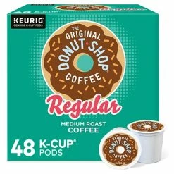 Wholesale 🎁 K-Cups The Original Donut Shop Regular Keurig Single-Serve K-Cup Pods, Medium Roast Coffee, 48 Count 😍