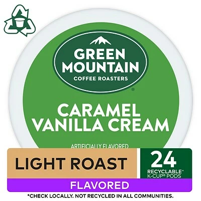 Discount 😍 K-Cups Green Mountain Caramel Vanilla Cream Coffee, Keurig® K-Cup® Pods, Light Roast, 24/Box (6700) ❤️ 5 Discount 😍 K-Cups Green Mountain Caramel Vanilla Cream Coffee, Keurig® K-Cup® Pods, Light Roast, 24/Box (6700) ❤️ - Image 3