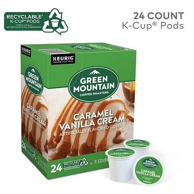 Discount 😍 K-Cups Green Mountain Caramel Vanilla Cream Coffee, Keurig® K-Cup® Pods, Light Roast, 24/Box (6700) ❤️ 6 Discount 😍 K-Cups Green Mountain Caramel Vanilla Cream Coffee, Keurig® K-Cup® Pods, Light Roast, 24/Box (6700) ❤️ - Image 4