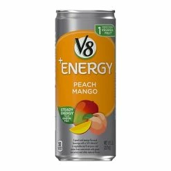 Promo 👍 V8 +Energy Peach Mango Energy Drink Juice, 8 Oz., 24/Box (307-00068) ✔️