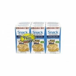 Best Sale 🎁 Packaged Meals Bumble Bee Ready-to-Eat Tuna Salad Kits, 3.5 Oz., 9 Pack (70773) 💯