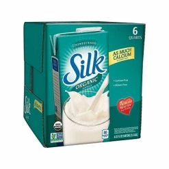 Top 10 🥰 Silk Organic Unsweetened Original Lactose Free Whole Milk, 32 Oz., 6/Carton (WWI00106) 😀