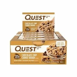 Wholesale 🤩 Snack Bars Quest Protein Bars, Chocolate Chip, 2.12 Oz., 12/Box (00003) 🎁