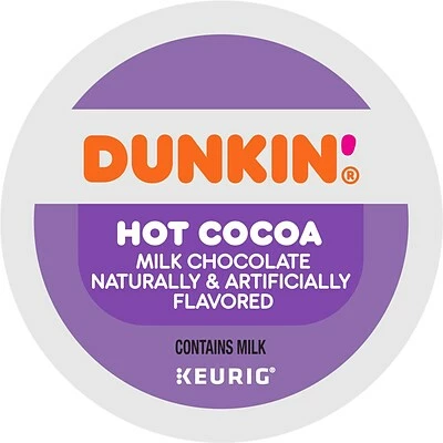 New ⌛ K-Cups Dunkin' Donuts Milk Chocolate Hot Cocoa, Keurig® K-Cup® Pods, 22/Box (611227377215) ⌛ 5 New ⌛ K-Cups Dunkin' Donuts Milk Chocolate Hot Cocoa, Keurig® K-Cup® Pods, 22/Box (611227377215) ⌛ - Image 3