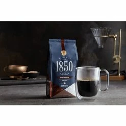Brand new ✨ 1850 Black Gold Ground Coffee, Dark Roast, 12 Oz. (SMU60516) 🌟 -Grocery shop unnamed file 3051