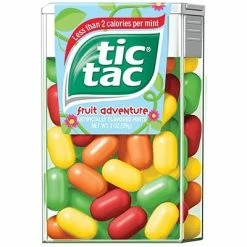 Outlet ❤️ Gum & Mints Tic Tac Fruit Adventure Mints, 2 Oz., 60 Pieces/Pack, 12/Box (241-00014) 🎉