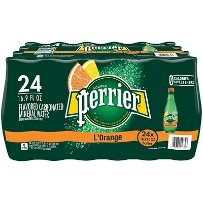 Cheapest 🌟 Water & Beverages Perrier Lemon Orange Sparkling Mineral Water, 16.9 Oz., 24/Carton (12242377) ⭐ 2 Cheapest 🌟 Water & Beverages Perrier Lemon Orange Sparkling Mineral Water, 16.9 Oz., 24/Carton (12242377) ⭐