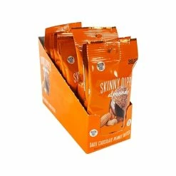 Grocery shop 47 Best deal ❤️ Dried Fruit, Nuts & Trail Mix SKINNY DIPPED ALMONDS Nuts, Dark Chocolate Peanut Butter, 1.5 Oz., 10/Box (EDT00838) 😍