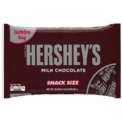 Wholesale 👏 Candy & Chocolate HERSHEY'S Snack Size Milk Chocolate Bars, 19.8 Oz 🔔