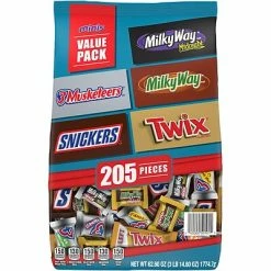 Discount ✨ Candy & Chocolate MARS Chocolate Favorites Minis Size 🍬 Candy Bars Assorted Variety Mix Bag, 62.6 Oz, 205 Pieces (220-00016) 🥰