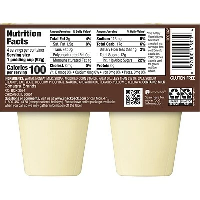 Budget 🥰 Hunt's Snacks Snack Pack Vanilla Pudding Cups, 3.5 Oz., 48/Carton (HUN55419) 👍 6 Budget 🥰 Hunt's Snacks Snack Pack Vanilla Pudding Cups, 3.5 Oz., 48/Carton (HUN55419) 👍 - Image 4