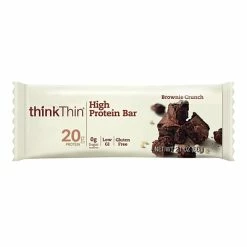 Discount ❤️ Snack Bars ThinkThin High Protein Bars, Brownie Crunch, 2.1 Oz, 10/Pack (209-02478) 👍 -Grocery shop unnamed file 3118