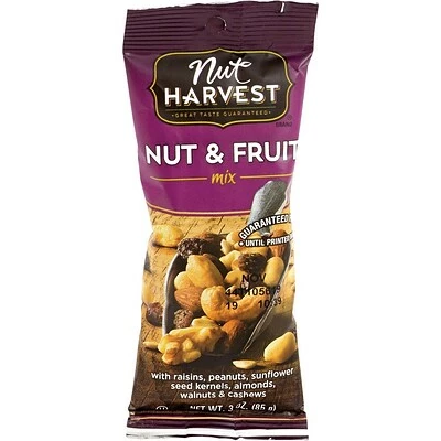 Budget ๐ Dried Fruit, Nuts & Trail Mix Nut Harvest Nut & Fruit Mix, 3 Oz, 8 Pack ๐ฏ 3 Budget ๐ Dried Fruit, Nuts & Trail Mix Nut Harvest Nut & Fruit Mix, 3 Oz, 8 Pack ๐ฏ