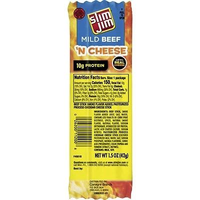 Discount โค๏ธ Meat And Jerky Slim Jim Beef And Cheese, 1.5 Oz, 18 Count ๐ 7 Discount โค๏ธ Meat And Jerky Slim Jim Beef And Cheese, 1.5 Oz, 18 Count ๐ - Image 5