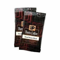 Best Pirce 🧨 Peet's Coffee Decaf House Blend Ground Coffee, Dark Roast, 18/Box (PCEDRGP25) 💯