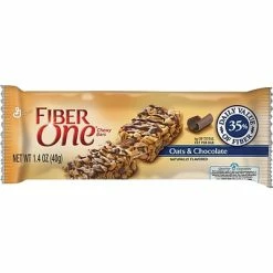 Budget ✨ Snack Bars Fiber One Chewy Bars, Oats & Chocolate, 1.4 Oz., 16/Box (14562) ⭐