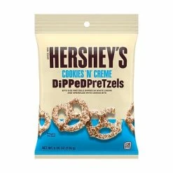 Wholesale 👍 Hershey's Dipped Pretzels, Cookies 'n' Crème, 4.25 Oz., 4/Pack (21462) 🛒