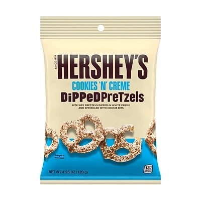 Wholesale 👍 Hershey's Dipped Pretzels, Cookies 'n' Crème, 4.25 Oz., 4/Pack (21462) 🛒 3 Wholesale 👍 Hershey's Dipped Pretzels, Cookies 'n' Crème, 4.25 Oz., 4/Pack (21462) 🛒