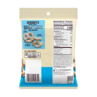Wholesale 👍 Hershey's Dipped Pretzels, Cookies 'n' Crème, 4.25 Oz., 4/Pack (21462) 🛒 4 Wholesale 👍 Hershey's Dipped Pretzels, Cookies 'n' Crème, 4.25 Oz., 4/Pack (21462) 🛒 - Image 2