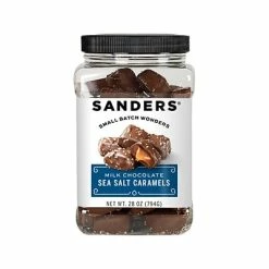 Best reviews of 🌟 Candy & Chocolate Sanders Small Batch Wonders Milk Chocolate Sea Salt Caramels, 28 Oz. (27962) ✨