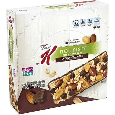 Buy 👍 Snack Bars Special K Nourish Chewy Nut Bars Chocolate Almond, 1.16 Oz, 5 Count ⌛ 3 Buy 👍 Snack Bars Special K Nourish Chewy Nut Bars Chocolate Almond, 1.16 Oz, 5 Count ⌛