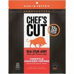 Promo 🔥 Meat And Jerky Chef's Cut Real Steak Jerky, Chipotle Cracked Pepper, 2.5 Oz. (CCR00501) 🧨