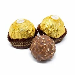 New 🎉 Candy & Chocolate Ferrero Rocher Fine Hazelnut Chocolates 1.3 Oz., 12/Pack (220-02059) ⭐ -Grocery shop unnamed file 3253