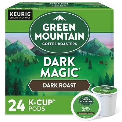 Wholesale ⭐ K-Cups Green Mountain Dark Magic Coffee, Keurig® K-Cup® Pods, Dark Roast, 24/Box (4061) 🎉 3 Wholesale ⭐ K-Cups Green Mountain Dark Magic Coffee, Keurig® K-Cup® Pods, Dark Roast, 24/Box (4061) 🎉