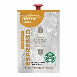 Hot Sale 🧨 K-Cups Starbucks Blonde® Espresso Roast Ground Coffee Freshpacks, .25oz, 72 Count (MDR00219) ✨
