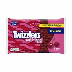 Outlet ✔️ Candy & Chocolate Twizzlers PULL 'N' PEEL Cherry 🍬 Candy, 28 Oz, 2 Count ⌛