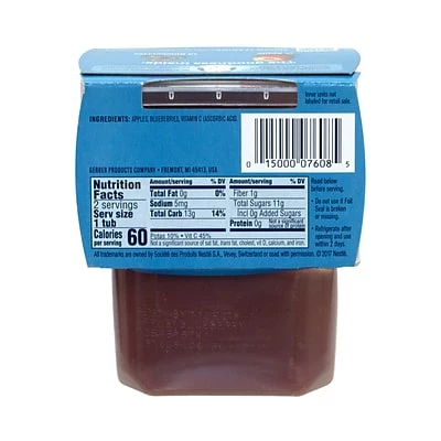Cheap โญ GERBER 2nd Foods Apple Blueberry Baby Food, 4 Ounce 8 Count, Pack Of 2 (307-00053) ๐ 6 Cheap โญ GERBER 2nd Foods Apple Blueberry Baby Food, 4 Ounce 8 Count, Pack Of 2 (307-00053) ๐ - Image 4